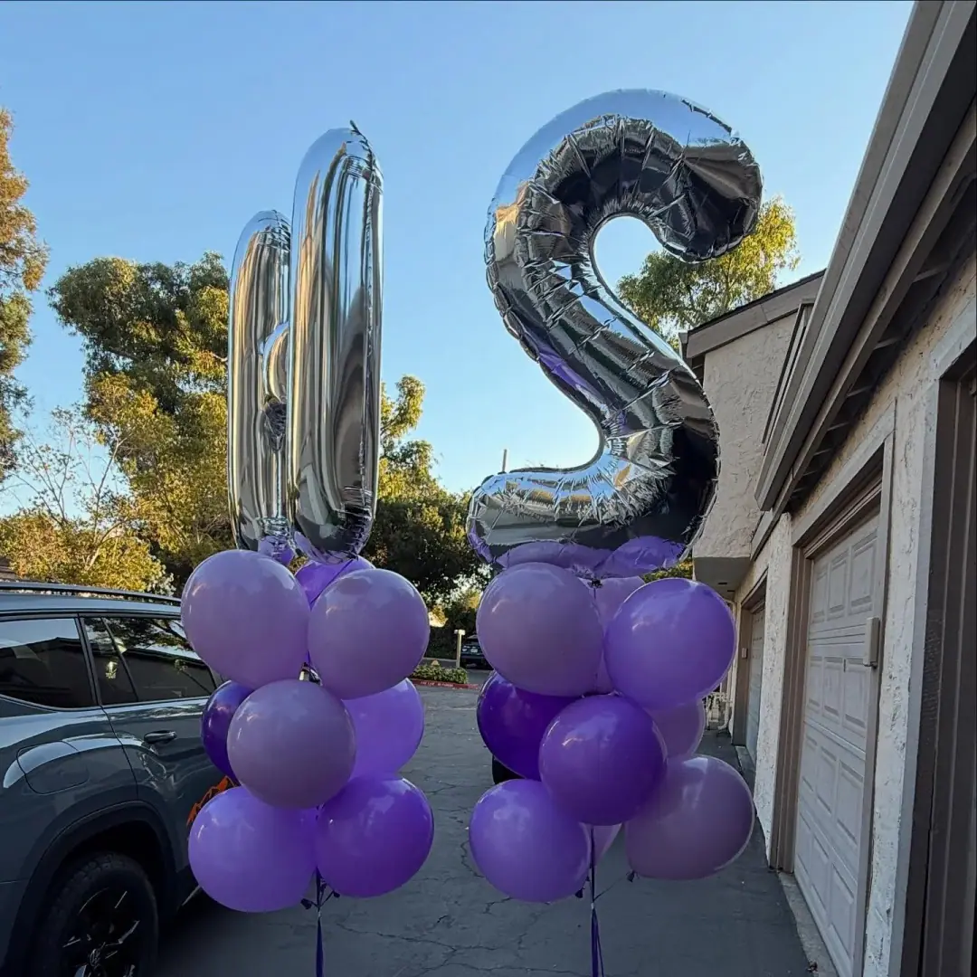 Number & Marquee Displays — Birthdays by Balloon Bay