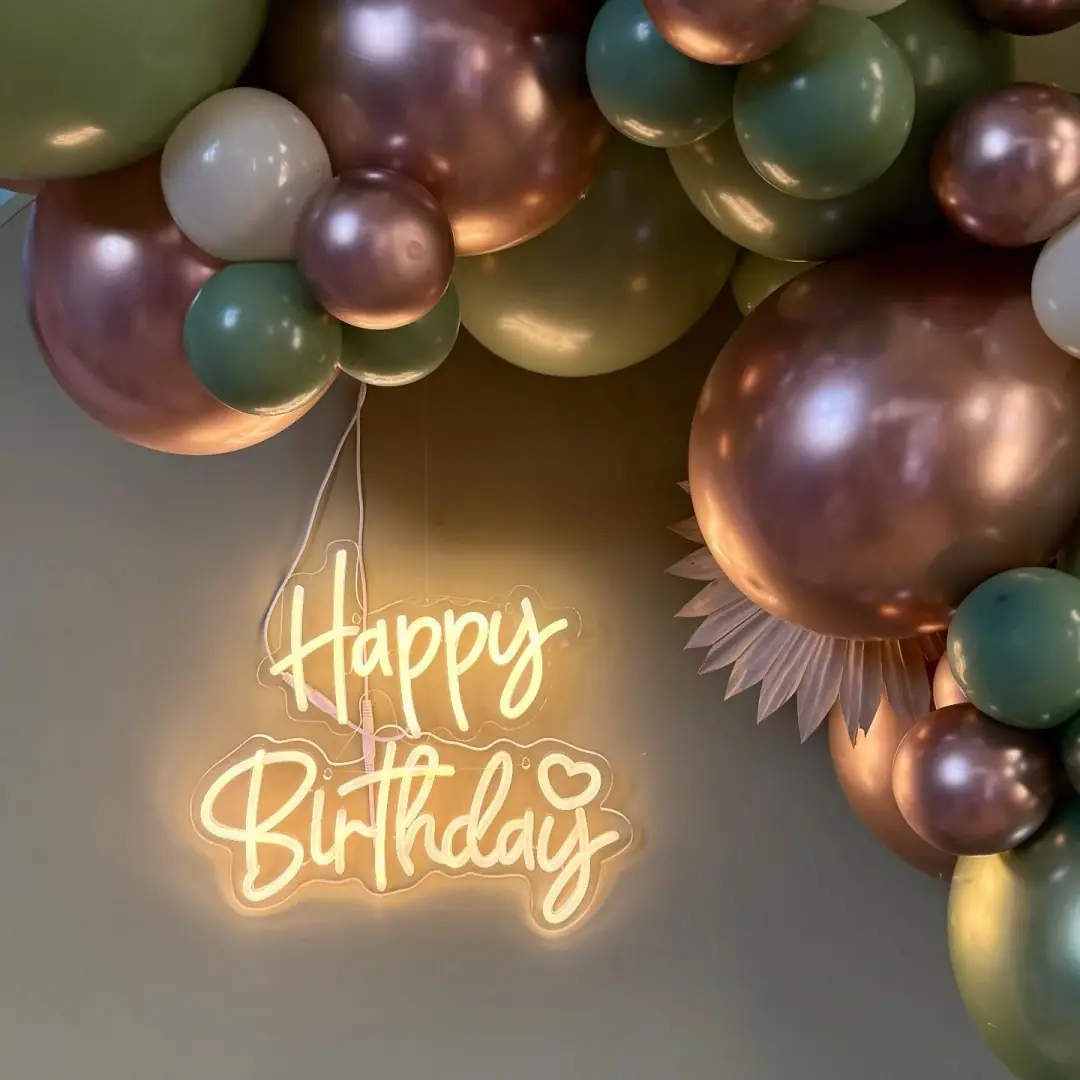 🎂 Add magic to your celebration with our custom balloon garlands + neon signs. Perfect for birthdays, baby showers & more! 💫 in the Bay Area