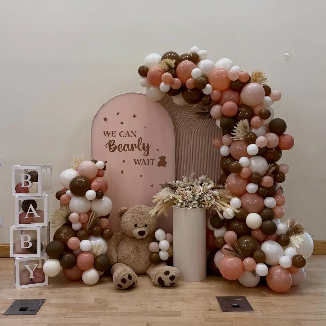 Bring your Baby Shower vision to life with this soft and dreamy teddy-themed setup 🤎✨ in the Bay Area