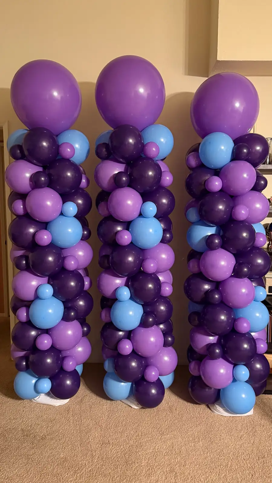 Brand-Color Columns — Grand Openings by Balloon Bay