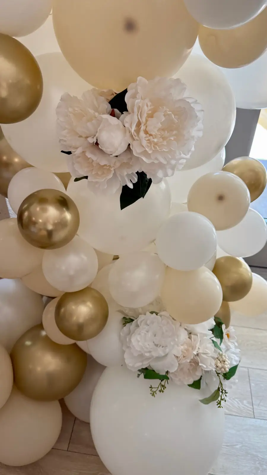 Ivory & Chrome — Weddings by Balloon Bay