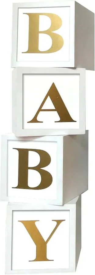 BABY blocks — White