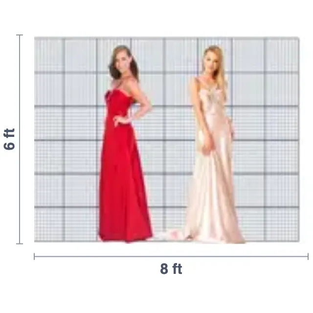 Shimmering backdrop — Small